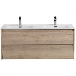 BelBagno Тумба с раковиной Kraft 120 подвесная Rovere Galifax Bianco