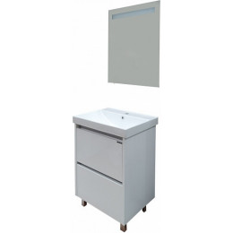 Comforty Тумба с раковиной Дублин 60 белая