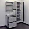 Comforty Мебель для ванной Эдинбург 60Н бетон светлый