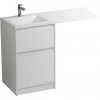 BelBagno Тумба с раковиной Kraft LVD 58 напольная Bianco Opaco под стиральную машину левосторонняя