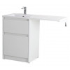 BelBagno Тумба с раковиной Kraft LVD 58 напольная Bianco Opaco под стиральную машину левосторонняя