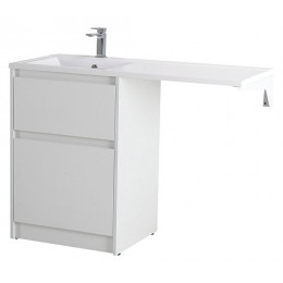 BelBagno Тумба с раковиной Kraft LVD 58 напольная Bianco Opaco под стиральную машину левосторонняя