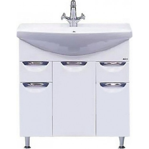 Misty Тумба с раковиной Орхидея 75 белая