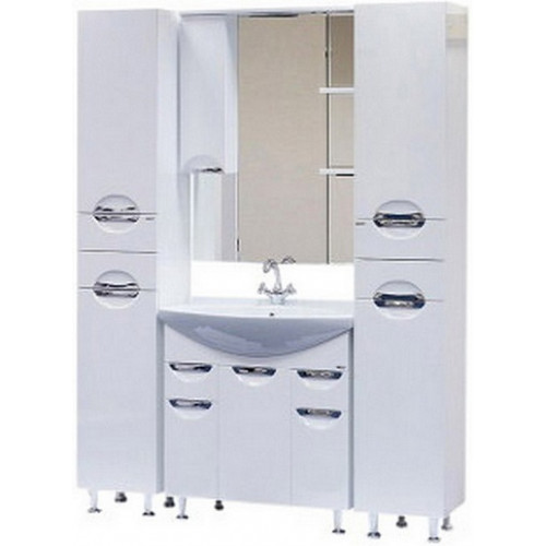 Misty Тумба с раковиной Орхидея 75 белая