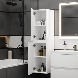 Водолей Тумба с раковиной Бест 90 подвесная белая