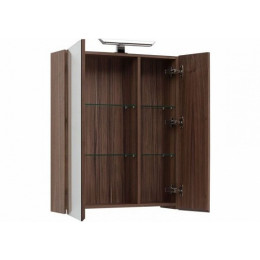 Aquanet Зеркало-шкаф Йорк 70 орех
