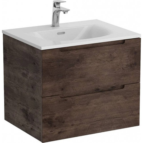 BelBagno Тумба с раковиной Etna 60 подвесная Rovere Moro с раковиной BB-8099-60