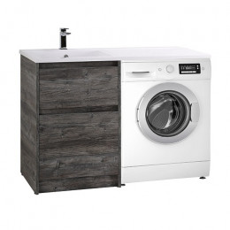 BelBagno Тумба с раковиной Kraft LVD 58 напольная Pino Pasadena под стиральную машину левосторонняя