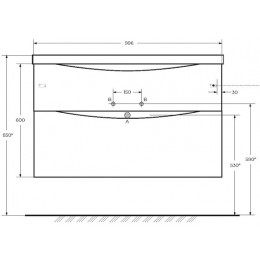 BelBagno Мебель для ванной Marino-H60 100 Rovere Moro