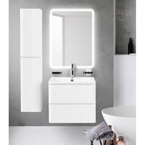 BelBagno Тумба с раковиной Albano 60 подвесная Bianco Lucido