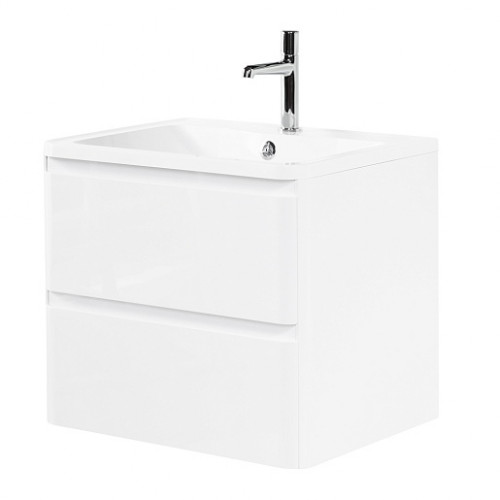 BelBagno Тумба с раковиной Albano 60 подвесная Bianco Lucido