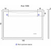 Vigo Зеркало Eva Media L 1000