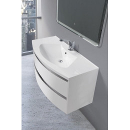 BelBagno Тумба с раковиной PROSPERO BB600DVC/BL Bianco Lucido