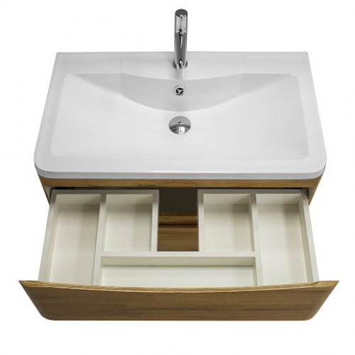 BelBagno Тумба с раковиной Acqua 80 подвесная Rovere Rustico