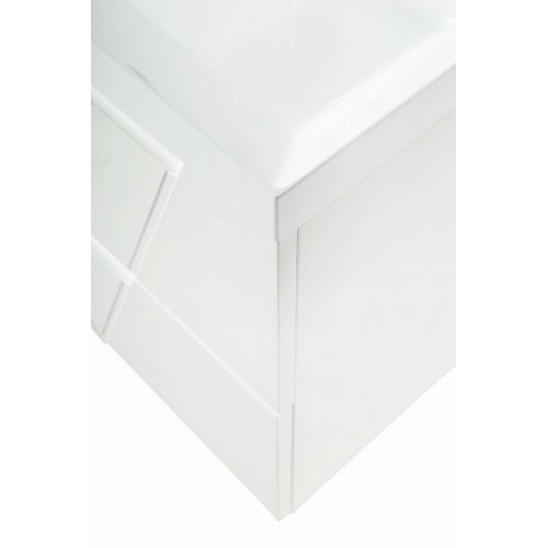 BelBagno Тумба с раковиной Vittoria 100 подвесная Bianco Opaco с раковиной BB1000/450-LV-ART-AST-NERO