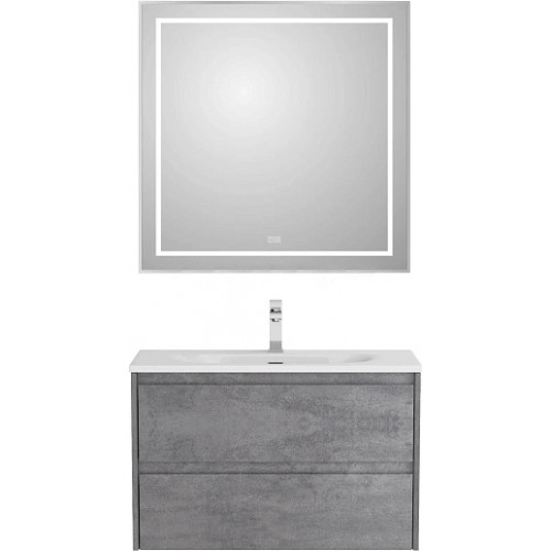 BelBagno Мебель для ванной Kraft 39 80 Cemento Grigio с раковиной BB-8099-3-80