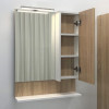 Comforty Зеркальный шкаф Рига 60 R дуб сонома
