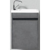BelBagno Тумба для умывальника PIETRA MINI-460 L Stucco Cemento