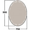 De Aqua Зеркало Декор 7590 DKR 402 075