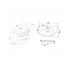 De Aqua Мебель для ванной Эскалада 100 L, зеркало Экстра EXT G 100 F