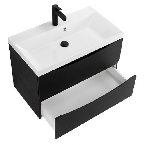 BelBagno Тумба с раковиной Marino 80 подвесная Rovere Cioccolato Amaro
