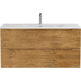 BelBagno Тумба с раковиной Etna 100 подвесная Rovere Nature с раковиной BB-8099-100