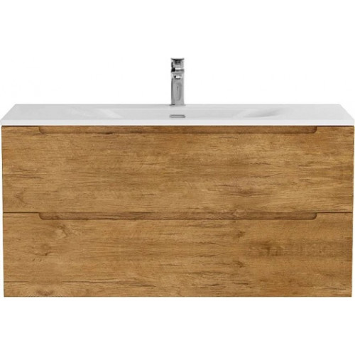 BelBagno Тумба с раковиной Etna 100 подвесная Rovere Nature с раковиной BB-8099-100