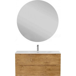 BelBagno Тумба с раковиной Etna 100 подвесная Rovere Nature с раковиной BB-8099-100