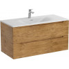 BelBagno Тумба с раковиной Etna 100 подвесная Rovere Nature с раковиной BB-8099-100