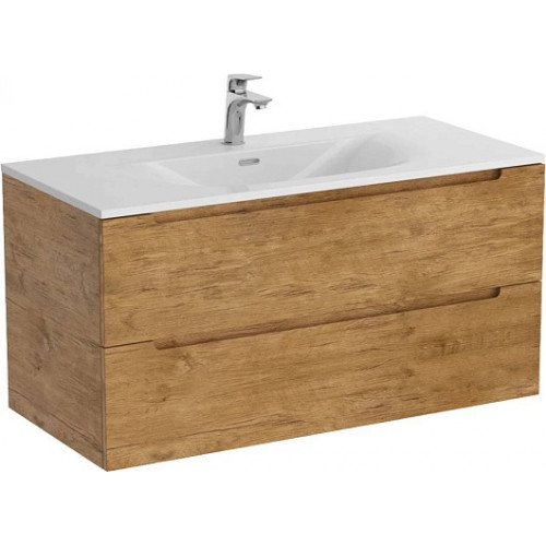 BelBagno Тумба с раковиной Etna 100 подвесная Rovere Nature с раковиной BB-8099-100