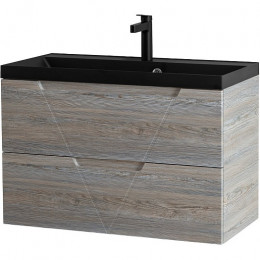 BelBagno Тумба с раковиной Vittoria 100 подвесная Pino с раковиной BB1000/450-LV-ART-AST-NERO