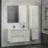 Comforty Тумба с раковиной Бремен 90 дуб белый