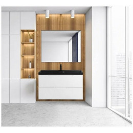 BelBagno Зеркало SPC-AL-1000-800 Nero