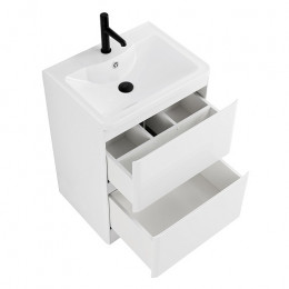 BelBagno Тумба с раковиной Albano 70 напольная Bianco Lucido