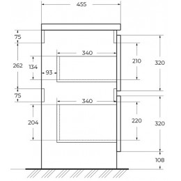 BelBagno Тумба с раковиной Albano 70 напольная Bianco Lucido