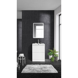 BelBagno Тумба с раковиной Albano 70 напольная Bianco Lucido