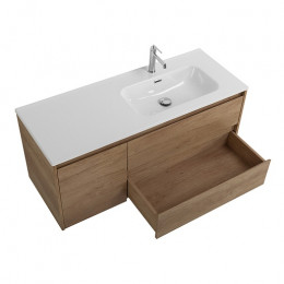 BelBagno Тумба с раковиной Kraft 120 R подвесная Rovere Nebrasca Nature