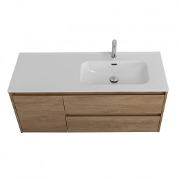 BelBagno Тумба с раковиной Kraft 120 R подвесная Rovere Nebrasca Nature