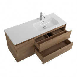 BelBagno Тумба с раковиной Kraft 120 R подвесная Rovere Nebrasca Nature