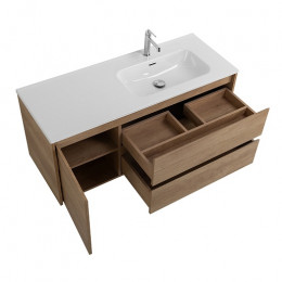 BelBagno Тумба с раковиной Kraft 120 R подвесная Rovere Nebrasca Nature