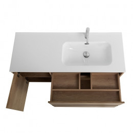 BelBagno Тумба с раковиной Kraft 120 R подвесная Rovere Nebrasca Nature