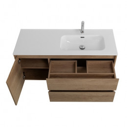 BelBagno Тумба с раковиной Kraft 120 R подвесная Rovere Nebrasca Nature