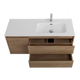 BelBagno Тумба с раковиной Kraft 120 R подвесная Rovere Nebrasca Nature