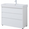 Aquanet Мебель для ванной Nova Lite 100 белая глянцевая