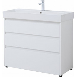 Aquanet Мебель для ванной Nova Lite 100 белая глянцевая