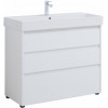 Aquanet Мебель для ванной Nova Lite 100 белая глянцевая