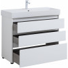 Aquanet Мебель для ванной Nova Lite 100 белая глянцевая