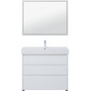 Aquanet Мебель для ванной Nova Lite 100 белая глянцевая