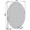 Aquanet Зеркало Комо New 70x85