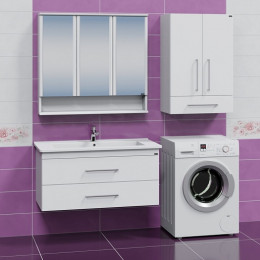 СанТа Мебель для ванной Вегас 105 подвесная белая